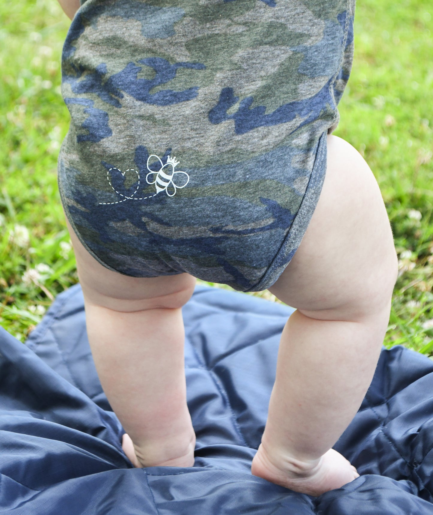 Sweet As Can Bee Onsie - Camo