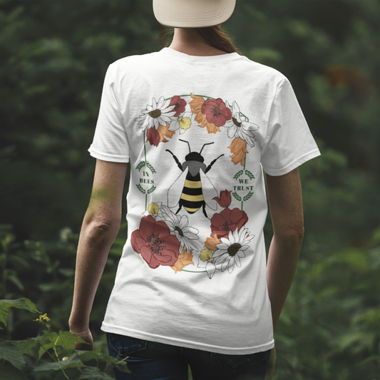 In Bees We Trust- Floral Version